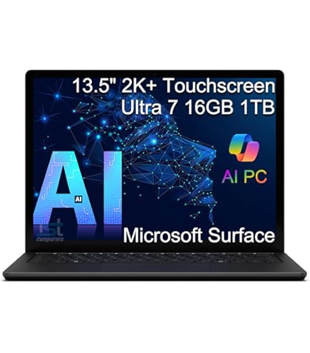 Amazon.com: Microsoft Surface Laptop 6 for Business AI PC 13.5